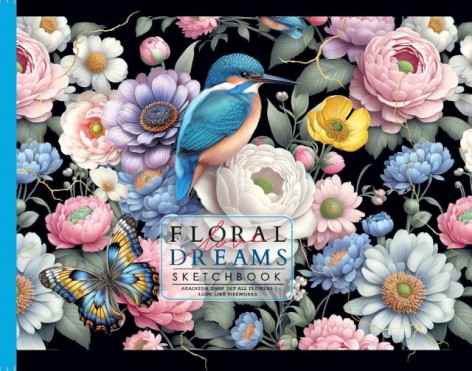 Скетчбук 7БЦ,  200х143 мм, 24 аркуша, бумага офсет 100 г/м2,  чистые арк. Мат. ламинация.диз.24379