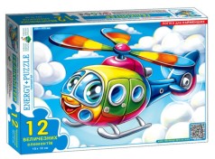 Игра-пазл 12 Вертолет ТМ Энегрия+
