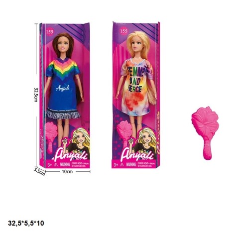 Лялька Anyali 29см 306-1 з аксес.2в.кор.32,5*5,5*10 