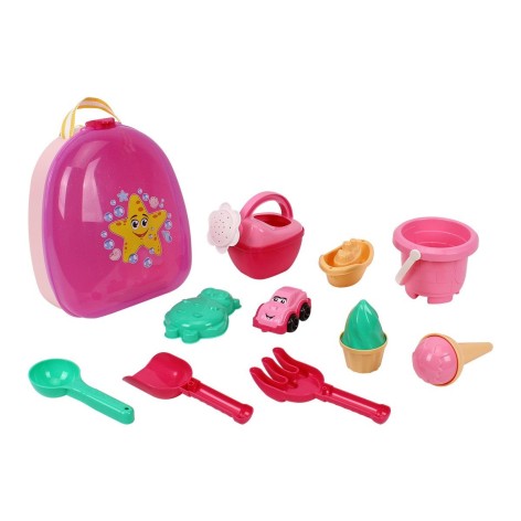 Набор для игры с песком Technok "0310" в рюкзаке розовый (0310)