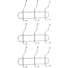 Вішалка настінна на 3 подвійних гачка, 26*8*13 см X2-252