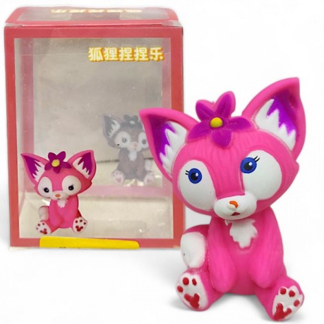 Антистресс, пена "Лисичка", розовая