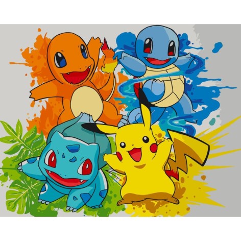 Картина за номерами Art Craft "Покемони" 40x50 см (15573-ACB)