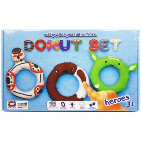 Набор для лепки "Donut Set Heroes"