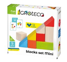 Кубики-логічні кольрові 9 шт 900163