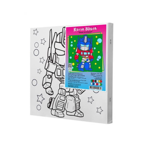 Набор для росписи по контуру для детей Riviera Blanca Трансформер 25x25 см (КА-103)
