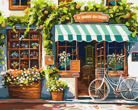 Набір для розпису по номерах Світ квітів Ideyka 40х50 см КНО3650