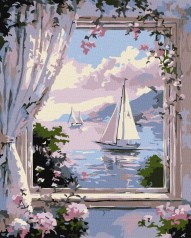 Картина по номерам – Волшебная гавань 40х50 см.