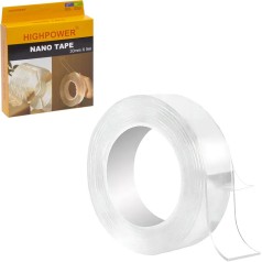 Нано-скотч двусторонний прозрачный 3см*5м Nano Tape 530