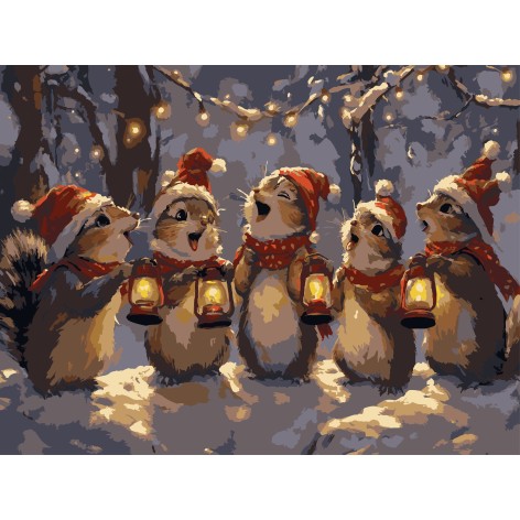 Картина по номерам Strateg 