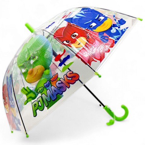 Детский зонтик (длина - 66см; диаметр - 73см) зеленый