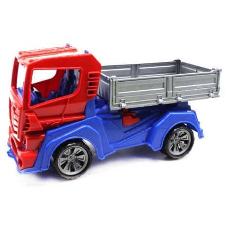 Пластиковый грузовик, касный