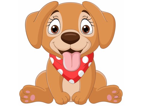 Набір для розпису за номерами Веселе цуценя Strateg розміром 30х30 см (ES-0856)