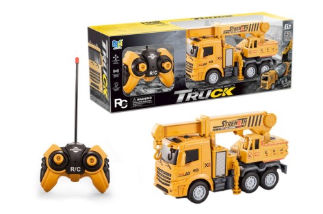 Р/К вантажівка з краном, акумулятор, в кор.23*8*12см 