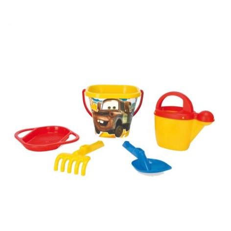 Пісочний набір "Тачки", 5 елем. (рожевий)