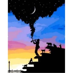 Розпис за номерами Нічний блюз