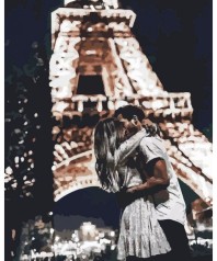 Картина по номерам живопись "Побачення в парижі" 40*50см