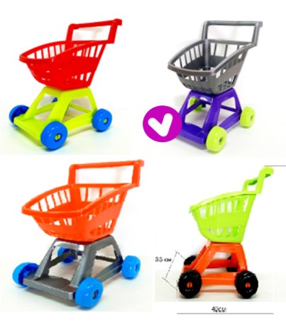 Тележка серая 