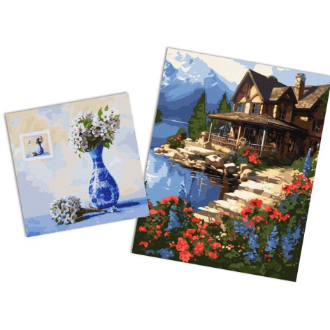 Набір для розпису по номерах.40х50 та 30х30