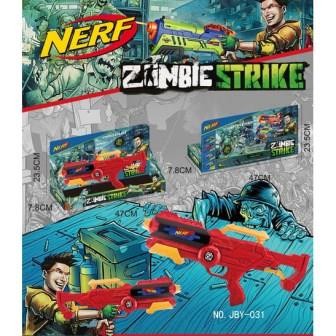 Бластер JBY-031 Nerf Zombie strike с мягкими патронами 47*7,8*23,5