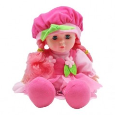 Музыкальная мягкая кукла (розовый)