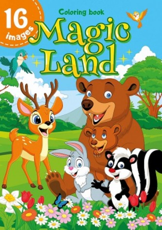 Раскраска, 80г, 210х297 мм, 16 л., А4,Скоба диз.22152