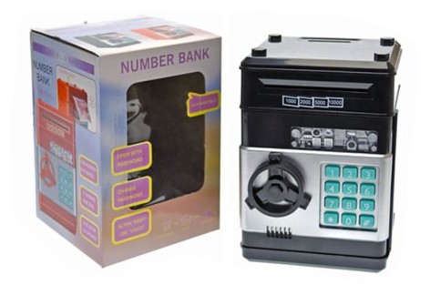 Копилка-сейф в кор. 20,5*14*15см 