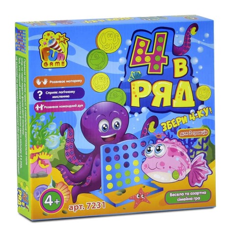 Гра Fun Game "4 в ряд" 7231