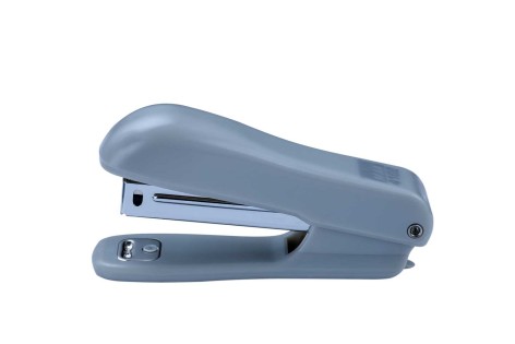 Степлер пластиковий круглий до 10арк. (скоби №10), JOBMAX, сірий 