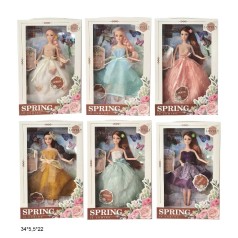 Кукла 29см ZQ30335-11/12/13/14/15/16 6в.кор.34*5,5*22 