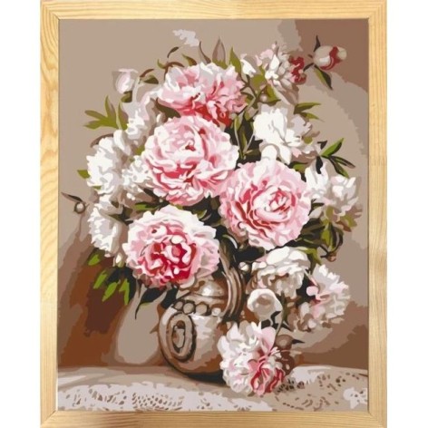 Картина за номерами з багетною рамкою 