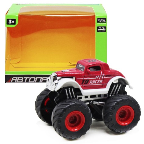 Машина АВТОПРОМ красная