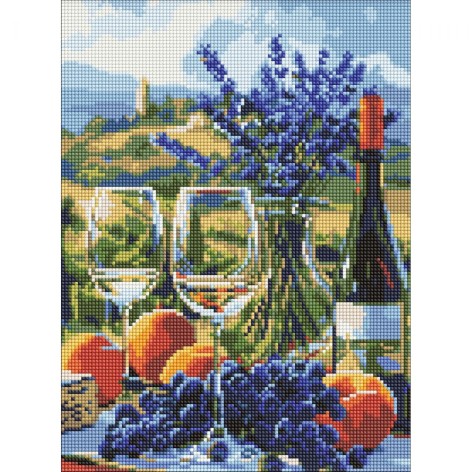 Алмазная мозаика "Итальянское наслаждение", 30х40 см.