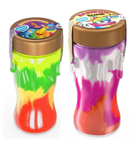 Игрушка-антистресс 400 мл Rainbow slime kit ТМ Lovin ОКТО 