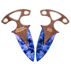 Ножі дерев'яні сувенірні тичкові CS GO (Crystall fade)