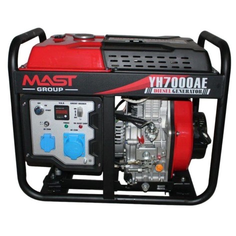 Дизель-генератор MAST GROUP YH7000AE (ном 4,5 кВт, макс 6,3 кВА)