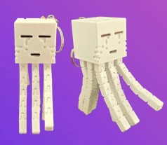 3D іграшка Герой майнкрафт Гаст 9см рухливий