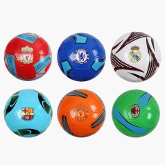 М`яч футбольний 6 видів, розмір №5, матеріал м`яка EVA, 280-300 грамів, гумовий балон, МІКС ВИДІВ /100/